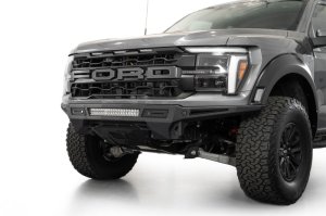 Ford F150 Raptor Bumper - Front - Addictive Desert Designs - Rock Fighter - Hammer Black - `21-`25 Ford F150 Raptor Bumper - Front - Addictive Desert Designs - Rock Fighter - Hammer Black - `21-`25